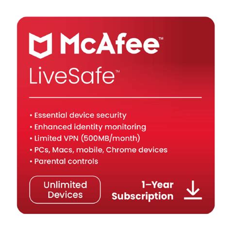McAfee LiveSafe Ultimate Protection for Unlimited Devices .